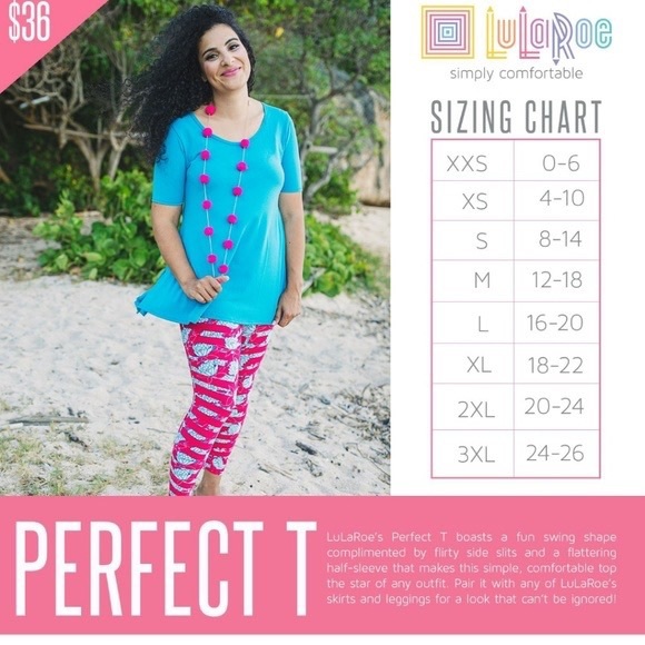 EUC LuLaRoe Perfect T - Picture 5 of 5